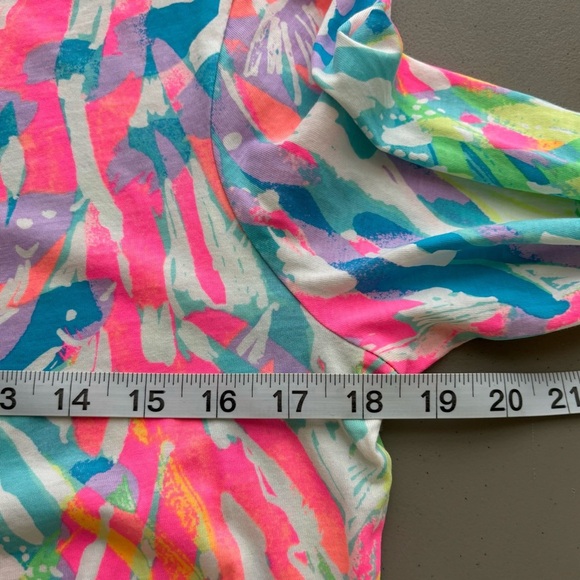 Lilly Pulitzer Marlowe Multi sparkling Sands shift Pima cotton dress Sz M - Picture 8 of 8